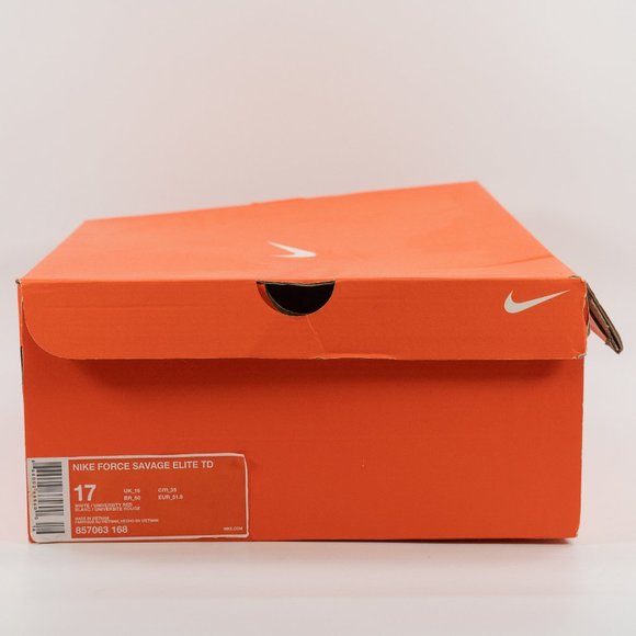 Nike Force Savage Elite TD \'White University Red\' 857063-168 Football size 17 main image 4